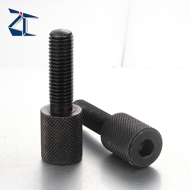 Śruby regulacyjne z gniazdem sześciokątnym i pokrętłem radełkowanym ANKSB ANKSS