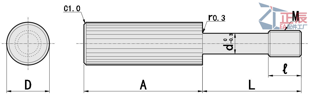 Unverlierbare Schrauben, flach, langer ger&auml;ndelter Kopf, Edelstahl, GUTBR
