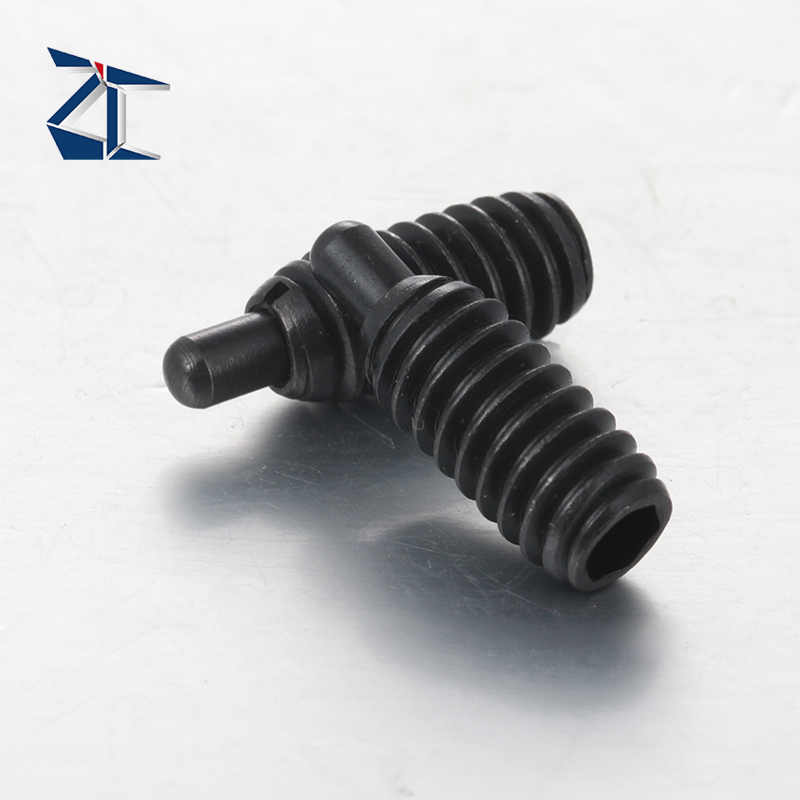 ピンおよび六角インチ測定付きスプリング プランジャー